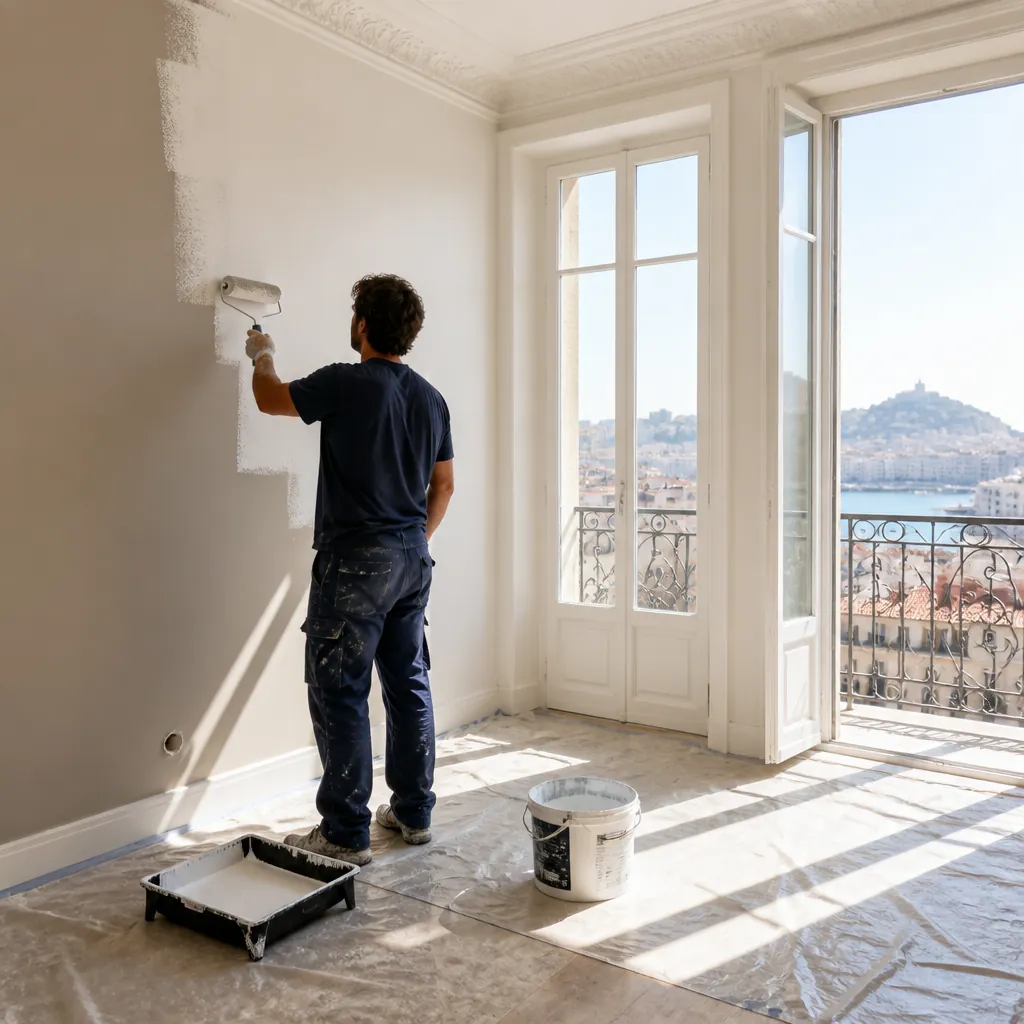 Peinture intérieure appartement Marseille — Multi-Service 13
